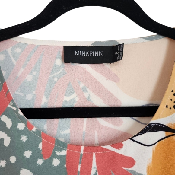 MINKPINK Vibrant Tropical Print Mini Dress - Picture 4 of 4